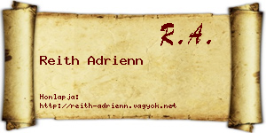 Reith Adrienn névjegykártya